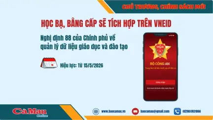 Học bạ, bằng cấp sẽ tích hợp trên VNeID từ 15/5