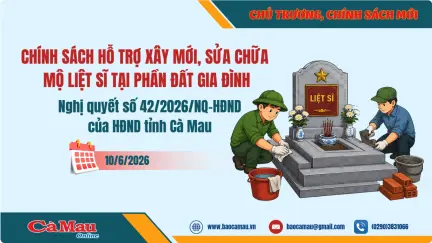 Chính sách hỗ trợ xây mới, sửa chữa mộ liệt sĩ tại phần đất gia đình