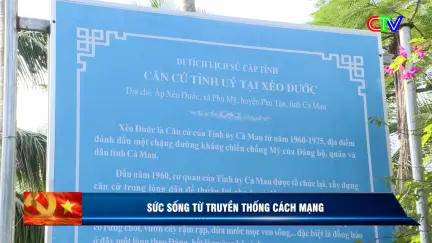 Xây dựng Đảng 23/7/2026: Đảng bộ Cà Mau - Thắp sáng ngọn lửa tri ân