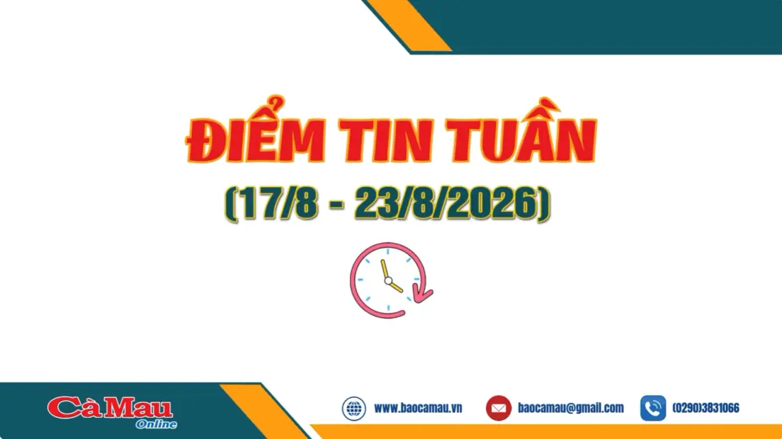 Điểm tin tuần từ ngày 17/8 - 23/8/2026