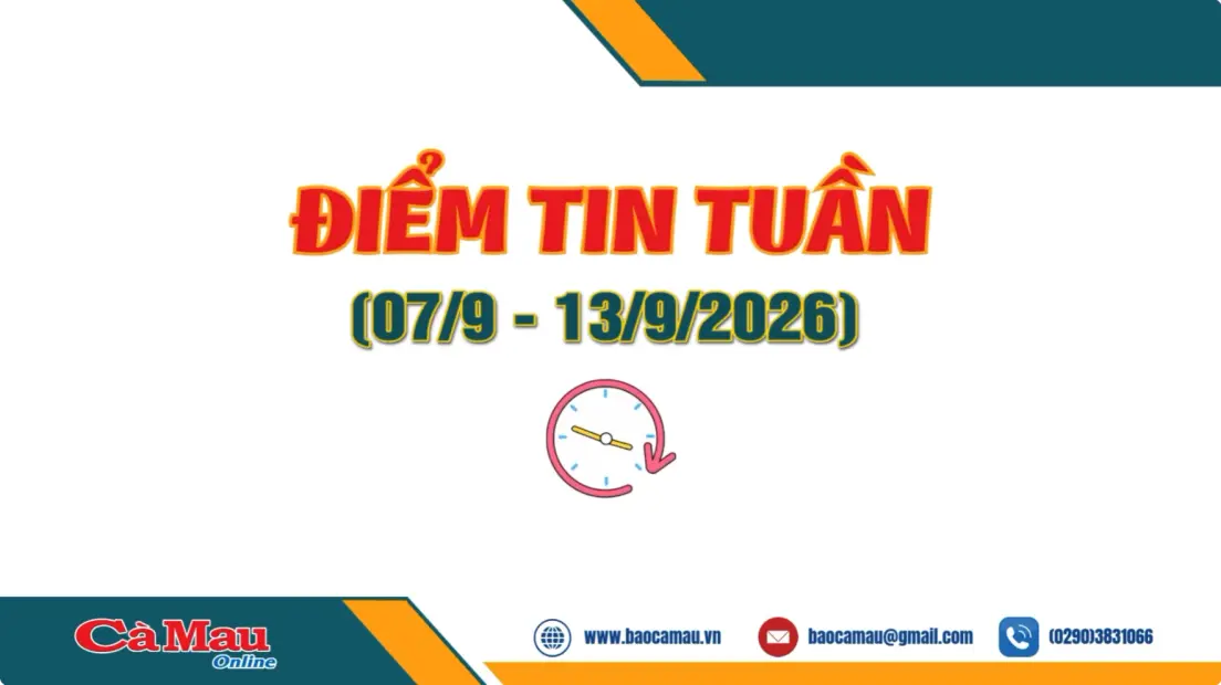Điểm tin tuần từ ngày 7/9 - 13/9/2026