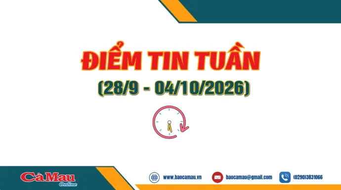 Điểm tin tuần từ ngày 28/9 - 4/10/2026