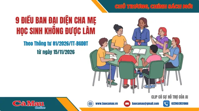 9 điều Ban đại diện cha mẹ học sinh không được làm