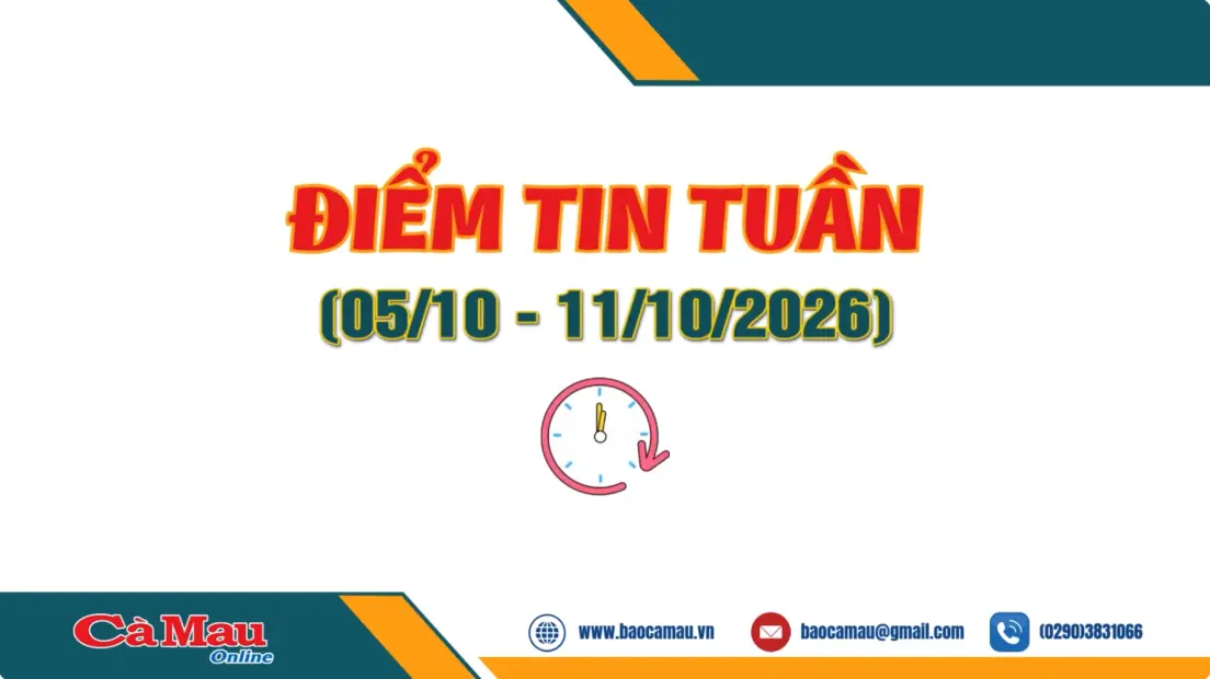 Điểm tin tuần từ ngày 5/10 - 11/10/2026