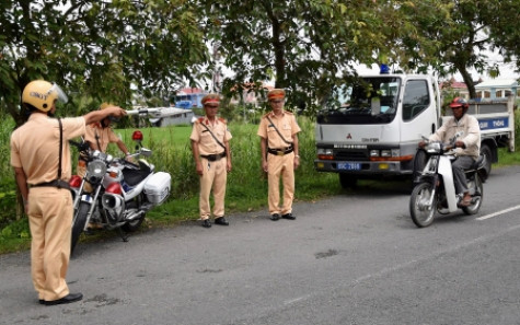 Tăng cường kiểm soát giao thông nông thôn