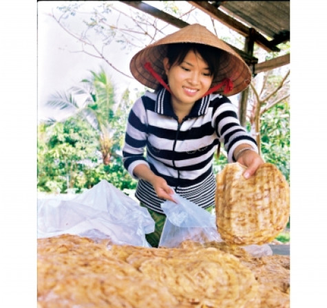 Tất bật mùa chuối khô Tết