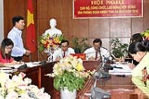 Văn phòng Đoàn đại biểu Quốc hội nâng cao chất lượng tham mưu