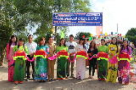 Bàn giao cầu Hoa Duyên 4