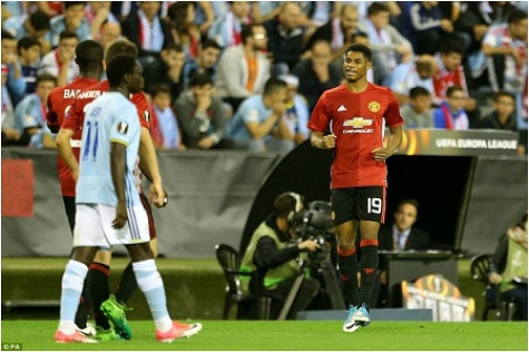 Celta Vigo 0 – 1 Man Utd: một bàn là đủ