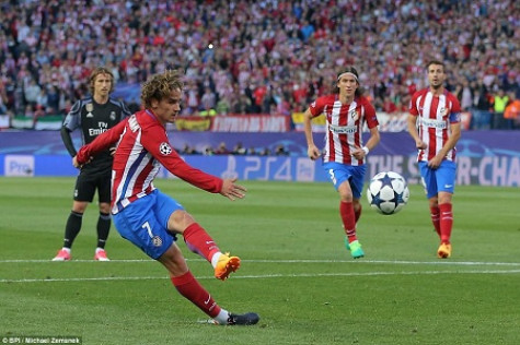 Atletico Madrid 2 – 1 Real Madrid: lực bất tòng tâm