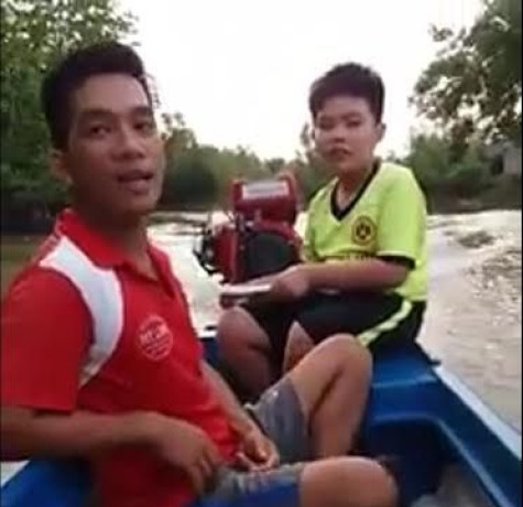 Hiểm họa từ việc để trẻ em điều khiển phương tiện trên sông