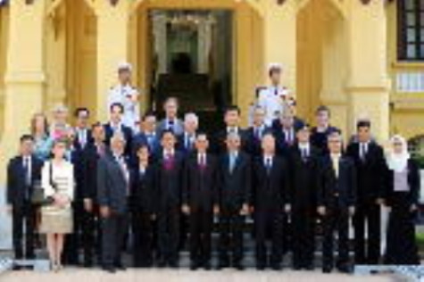 Kỷ niệm 50 năm ASEAN hình thành và phát triển: Lễ Thượng cờ ASEAN tại Hà Nội