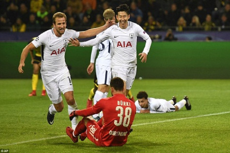 Dortmund 1 – 2 Tottenham: cái duyên Champions League