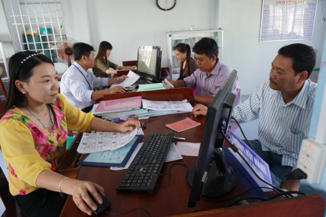 Hiệu quả cải cách hành chính ở một xã bãi ngang