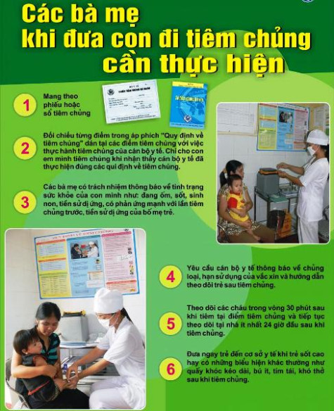 Tiêm miễn phí 10 loại vaccine cho trẻ nhỏ dưới 5 tuổi