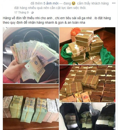 Mua bán tiền giả tung hoành trên mạng xã hội
