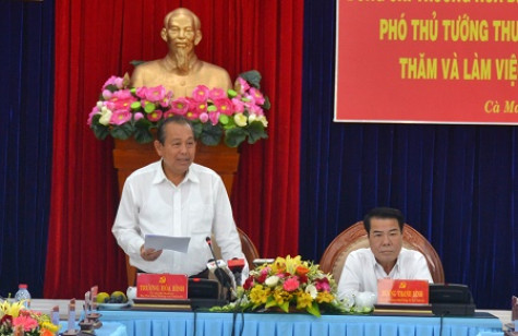 Phó thủ tướng Thường trực Chính phủ Trương Hoà Bình: Phải xác định con tôm là mũi nhọn đột phá, xây dựng tư duy “làm ăn lớn”