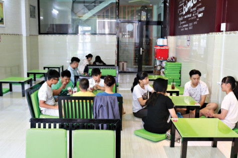Không gian "trà sữa" của giới trẻ