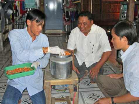 Mới lạ sản phẩm tôm chà bông