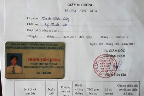 Nghi giả danh nhân viên Trạm Kiểm định an toàn miền Tây