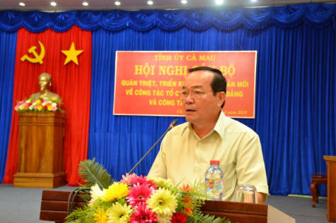 Triển khai các văn bản mới về công tác tổ chức xây dựng Đảng và dân vận