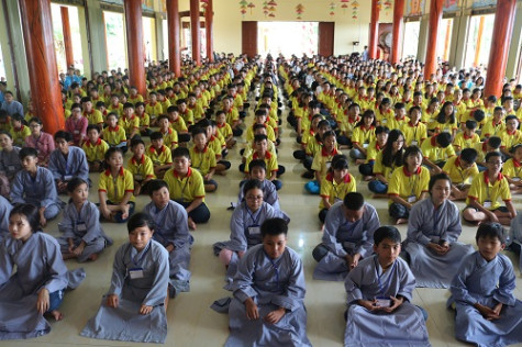 Gần 1.000 khoá sinh tham gia khóa tu mùa hè lần 7
