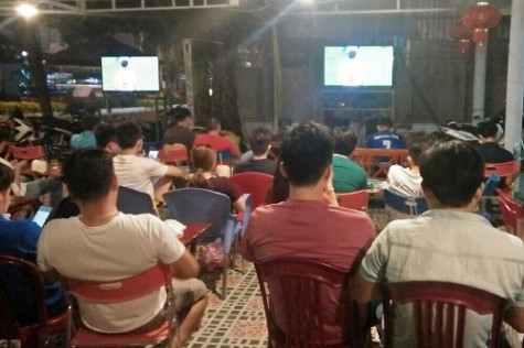 Quán cà phê sôi động mùa World Cup