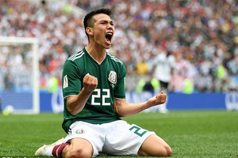 Bảng F, Đức 0 – 1 Mexico: chiến công ngoài mong đợi