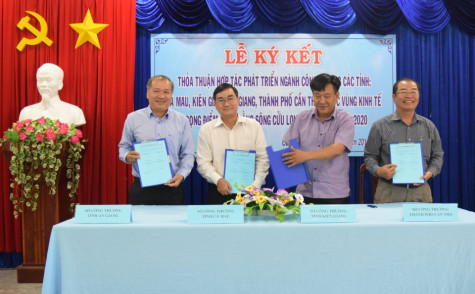 4 tỉnh, thành vùng kinh tế trọng điểm ĐBSCL đẩy mạnh kết nối giao thương