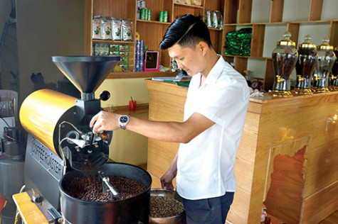 Cà phê rang “mộc” khó tìm thị trường