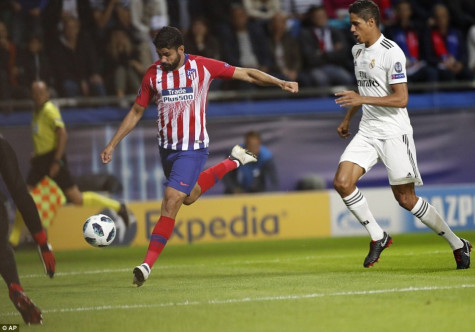 Thắng thuyết phục Real,  Atletico giành siêu cúp Châu Âu