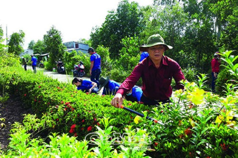 Điểm sáng phong  trào ngày Chủ nhật  xanh - sạch - đẹp