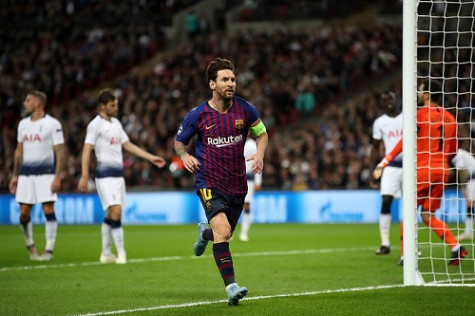 Messi tỏa sáng, Barcelona đại thắng Tottenham