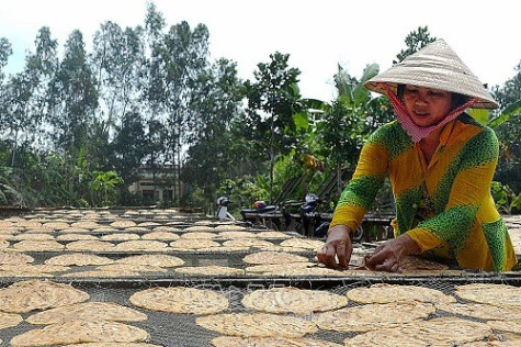 Công bố nhãn hiệu tập thể “Chuối khô Trần Hợi”