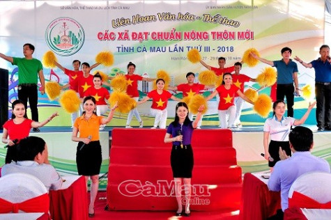 Liên hoan văn hóa – thể thao các xã đạt chuẩn NTM  tỉnh Cà Mau cụm 2