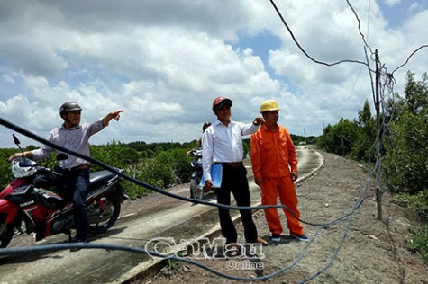 Ngọc Hiển phòng chống tai nạn điện