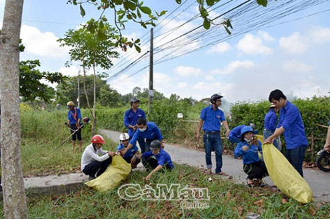 Xã nông thôn mới chú trọng  tiêu chí môi trường