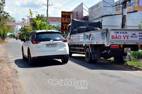 Cần sớm mở rộng lộ Đầm Dơi - Cà Mau