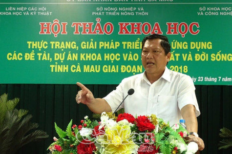 Cần tìm ra “điểm nghẽn” trong ứng dụng khoa học vào đời sống