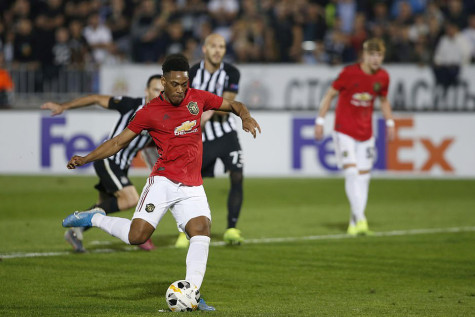 Man Utd thắng nhọc Partizan tại Europa League