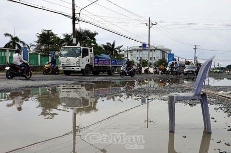 Những con đường “đau khổ” trong nội ô TP Cà Mau