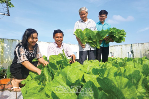 “Đồ vườn” ở phường văn minh