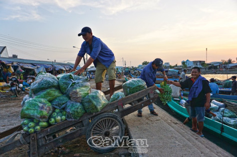 Nhộn nhịp chợ đầu mối