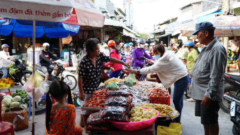 Chợ quê ngày cận tết