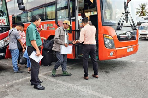 Đảm bảo vận tải khách thông suốt
