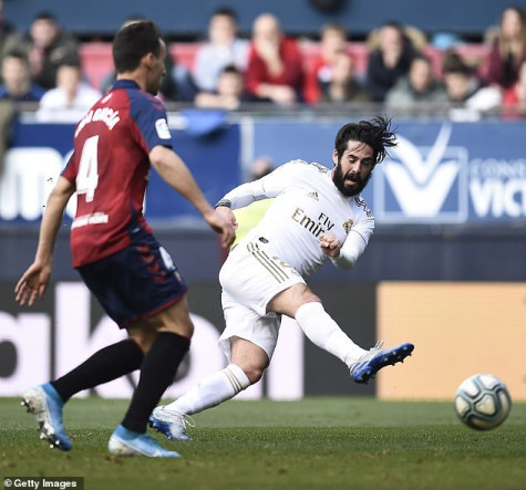 Osasuna 1 – 4 Real Madrid, thành quả xứng đáng