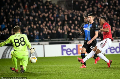 Martial lại ghi bàn, Man Utd cầm chân Brugge