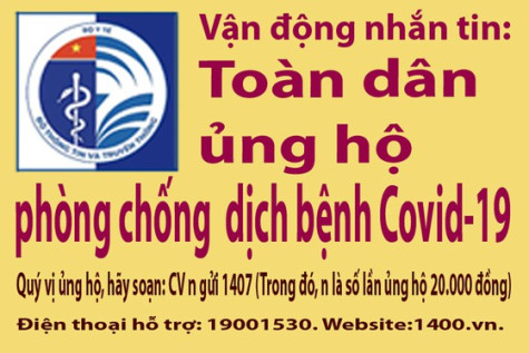 Vận động toàn dân nhắn tin ủng hộ phòng, chống dịch Covid-19