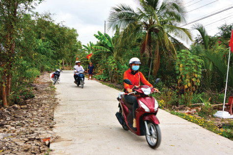 Hoà Tân hân hoan đạt chuẩn  nông thôn mới