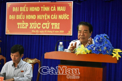 Cử tri quan tâm vấn đề an ninh vùng nông thôn
